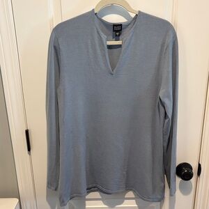 Eileen Fisher Blue Tunic Top